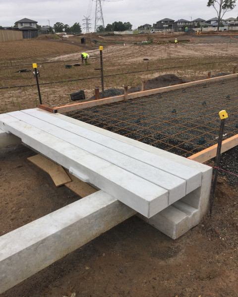Abutments provide an efficient link with adjacent pavements.